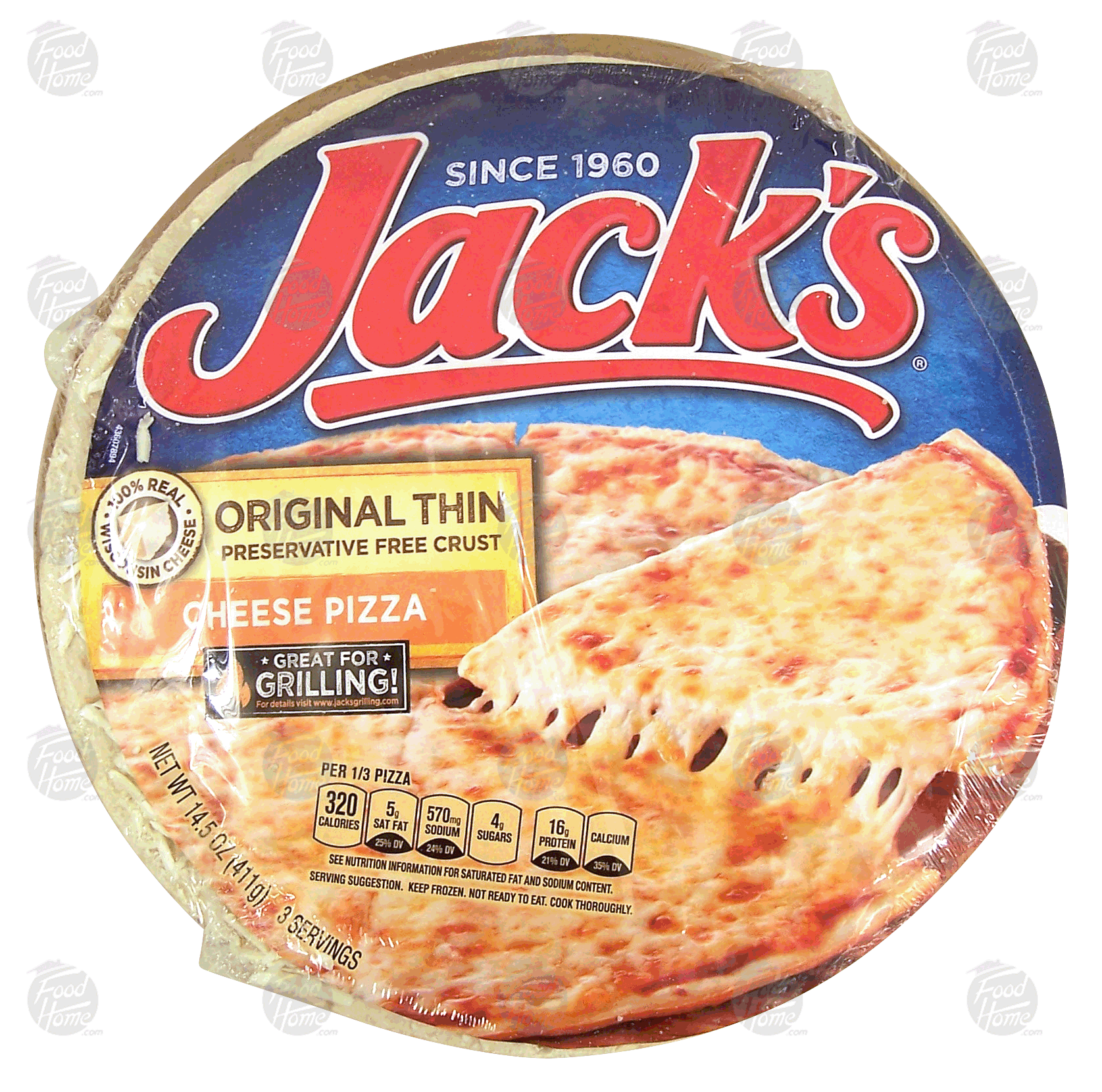 Jack's Original Thin cheese pizza Full-Size Picture